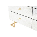 Reflective Antique Mirrored Drawer Chest
