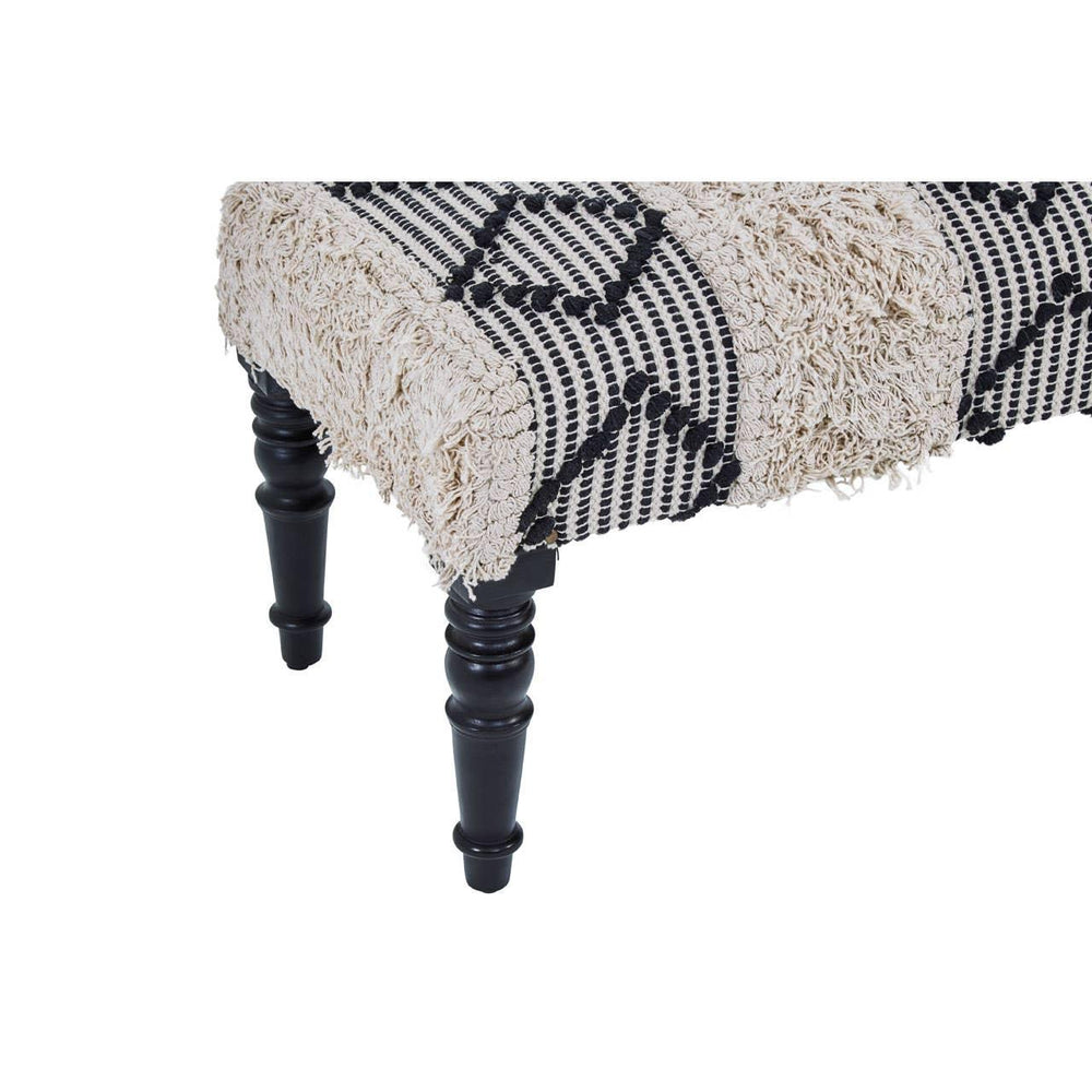 Moroccan-Inspired Spindle Leg Bench