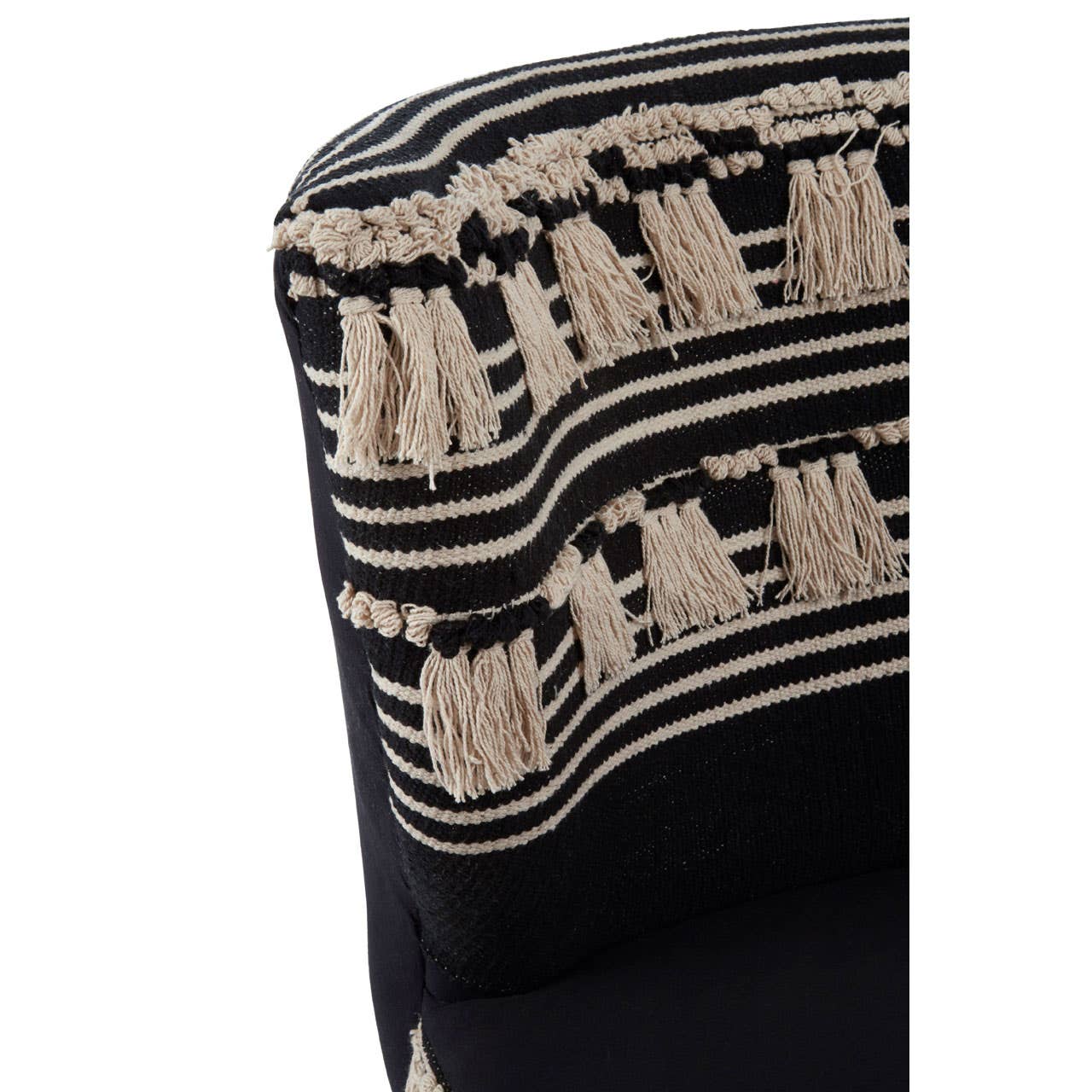 Modern Black White Accent Chair