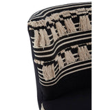 Modern Black White Accent Chair