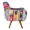 Boho Chic Fabric Armchair