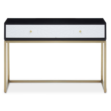 Luxury Monochrome Console Table