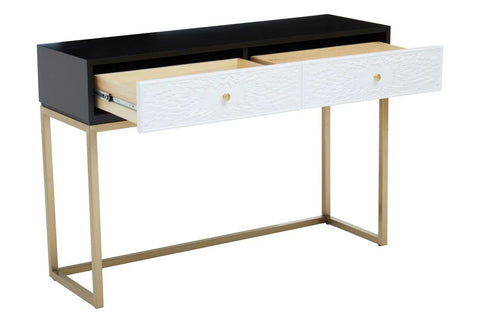 Luxury Monochrome Console Table