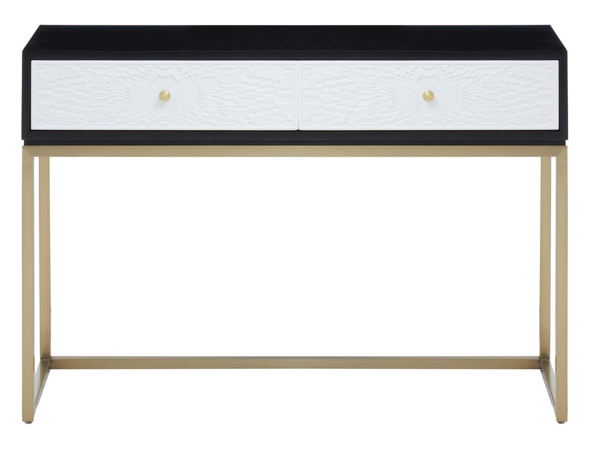 Luxury Monochrome Console Table