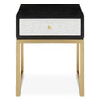 Modern Contrast Side Table
