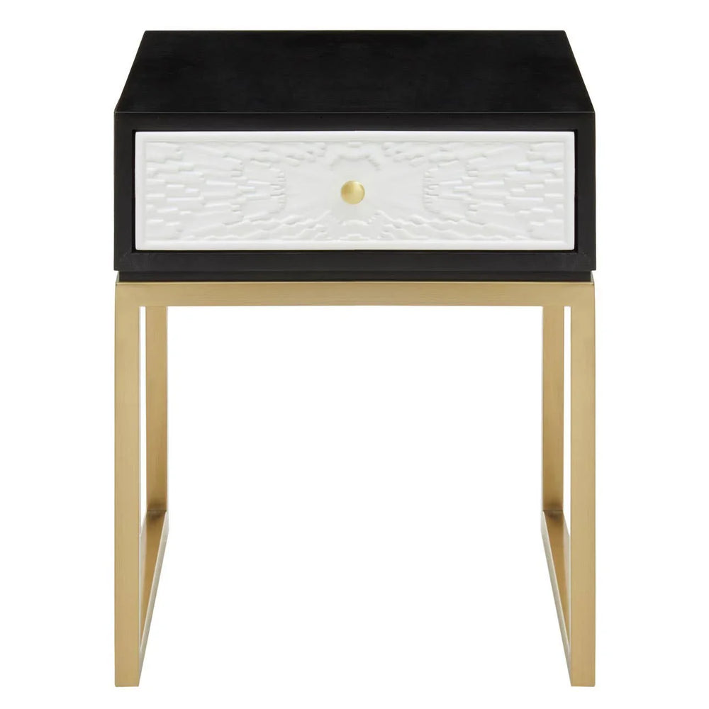 Modern Contrast Side Table