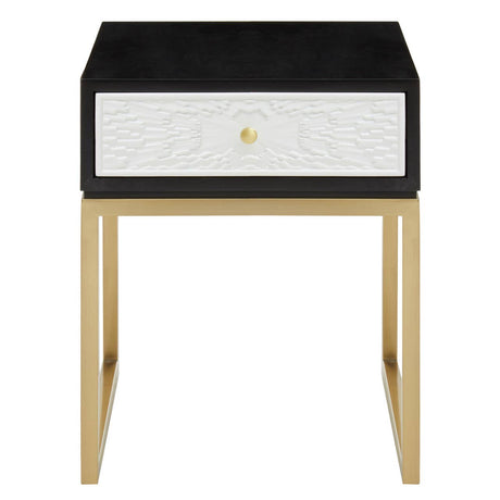 Modern Contrast Side Table