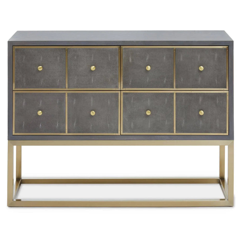 Shagreen Console Table Drawers