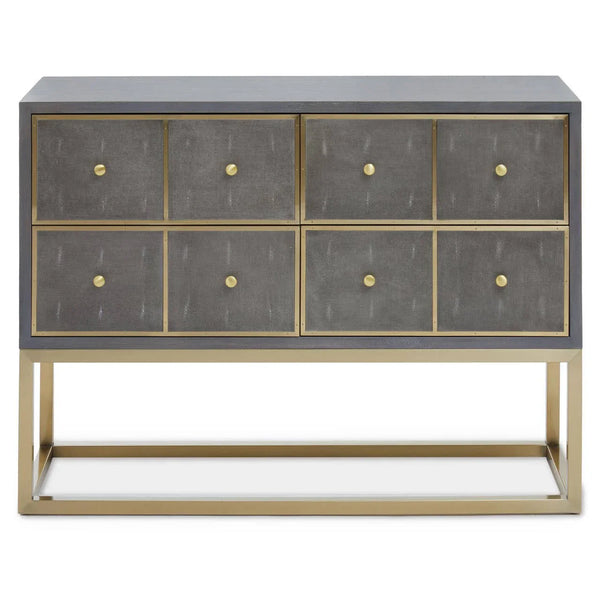Shagreen Console Table Drawers