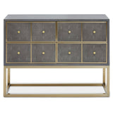 Shagreen Console Table Drawers
