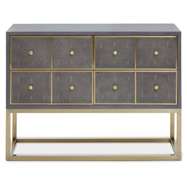 Shagreen Console Table Drawers