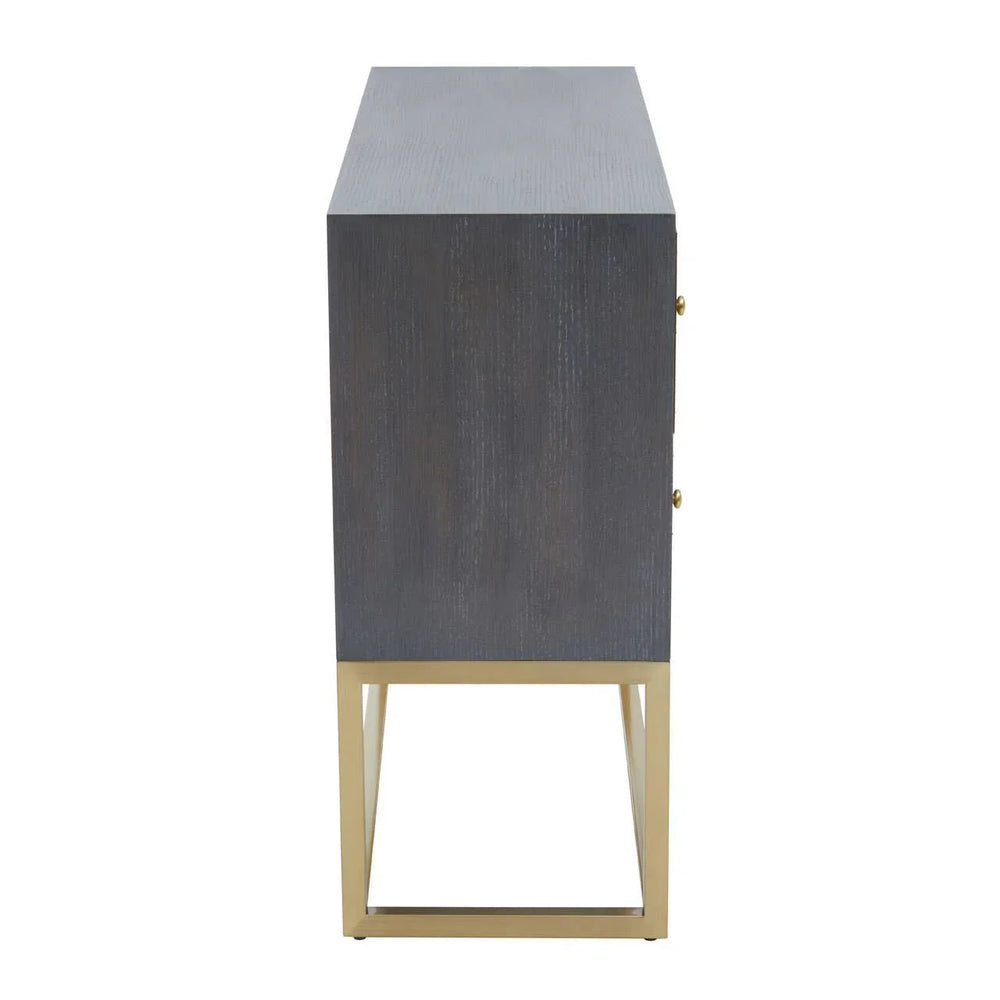 Shagreen Console Table Drawers