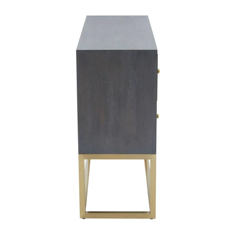 Shagreen Console Table Drawers