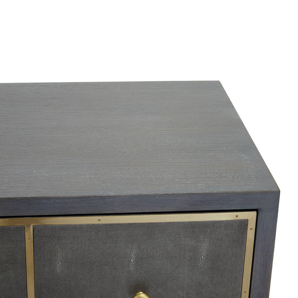 Shagreen Console Table Drawers