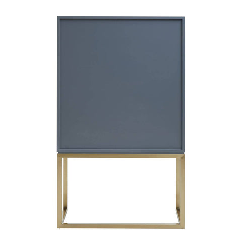 Luxury Shagreen Effect Cabinet with Gold Base