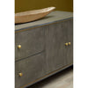 Luxe Grey Media Storage Unit