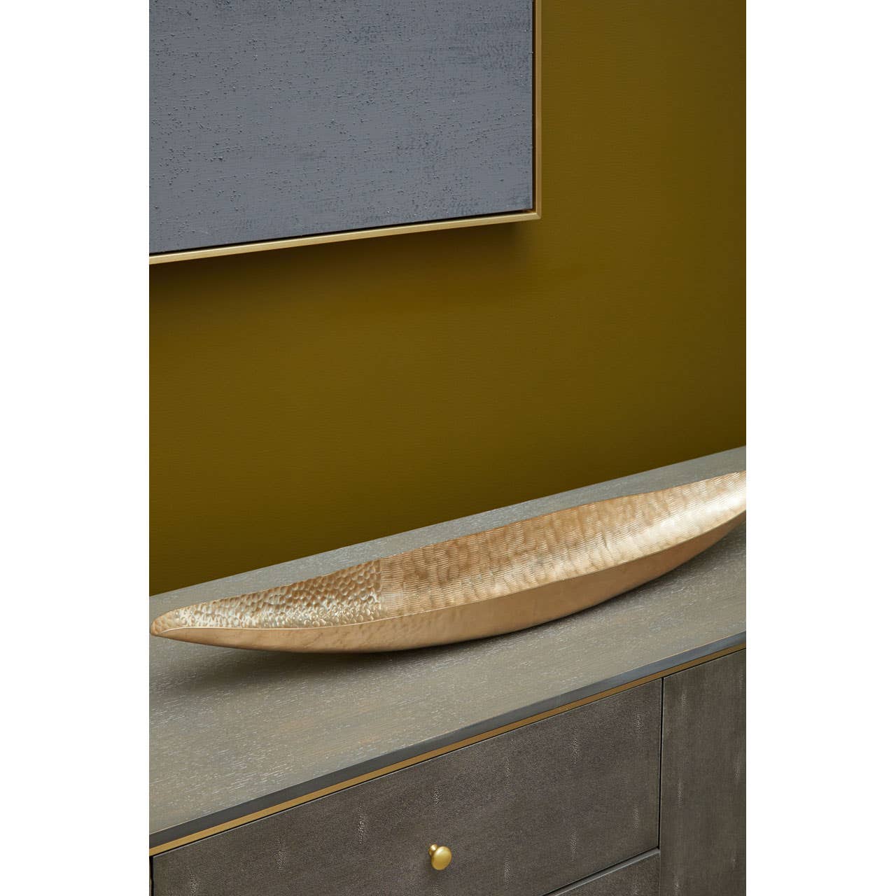 Luxe Grey Media Storage Unit