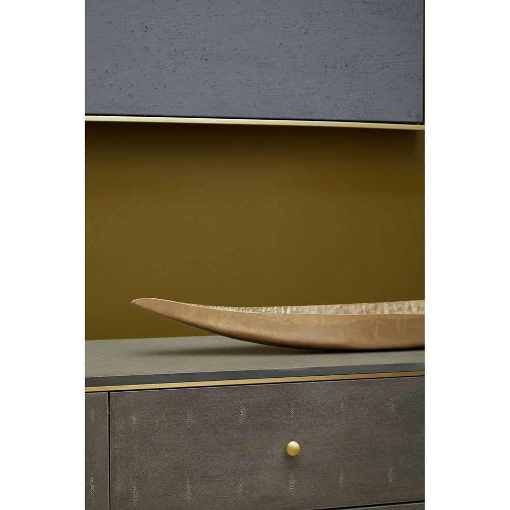 Luxe Grey Media Storage Unit