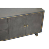 Luxe Grey Media Storage Unit
