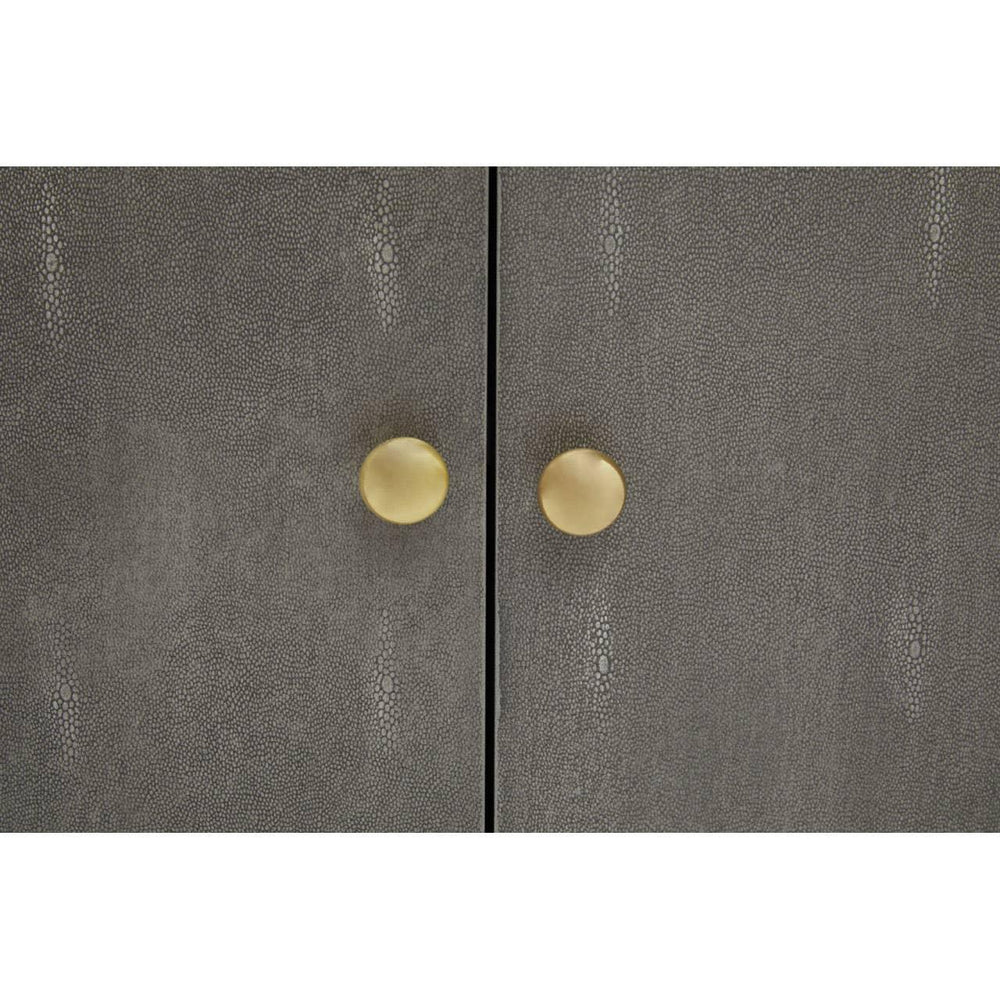 Luxe Grey Media Storage Unit