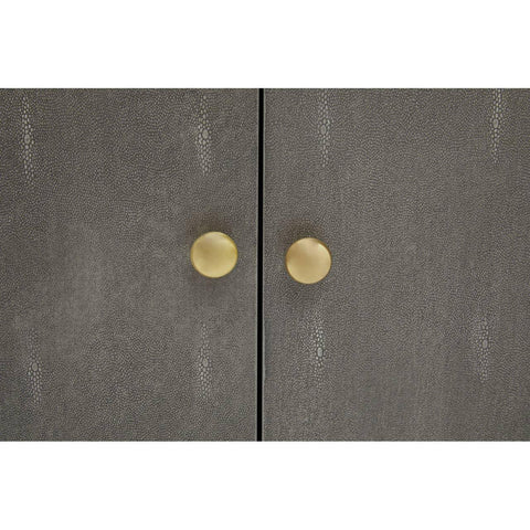 Luxe Grey Media Storage Unit