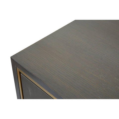 Luxe Grey Media Storage Unit