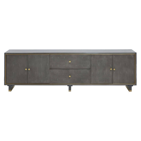 Luxe Grey Media Storage Unit
