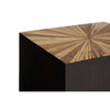 Sunburst Bamboo Side Table