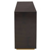 Ebony Bamboo Sunburst Console Table