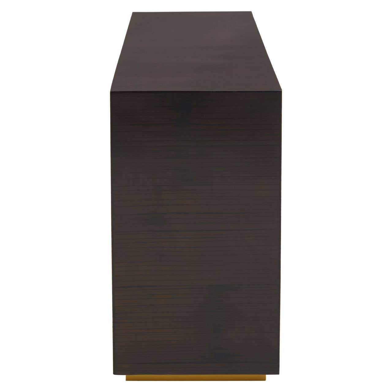 Ebony Bamboo Sunburst Console Table