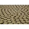 Golden Beaded Round Coffee Table