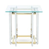 Luxury Dual-Tone Glass Table