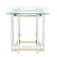 Luxury Dual-Tone Glass Table