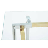 Luxury Dual-Tone Glass Table