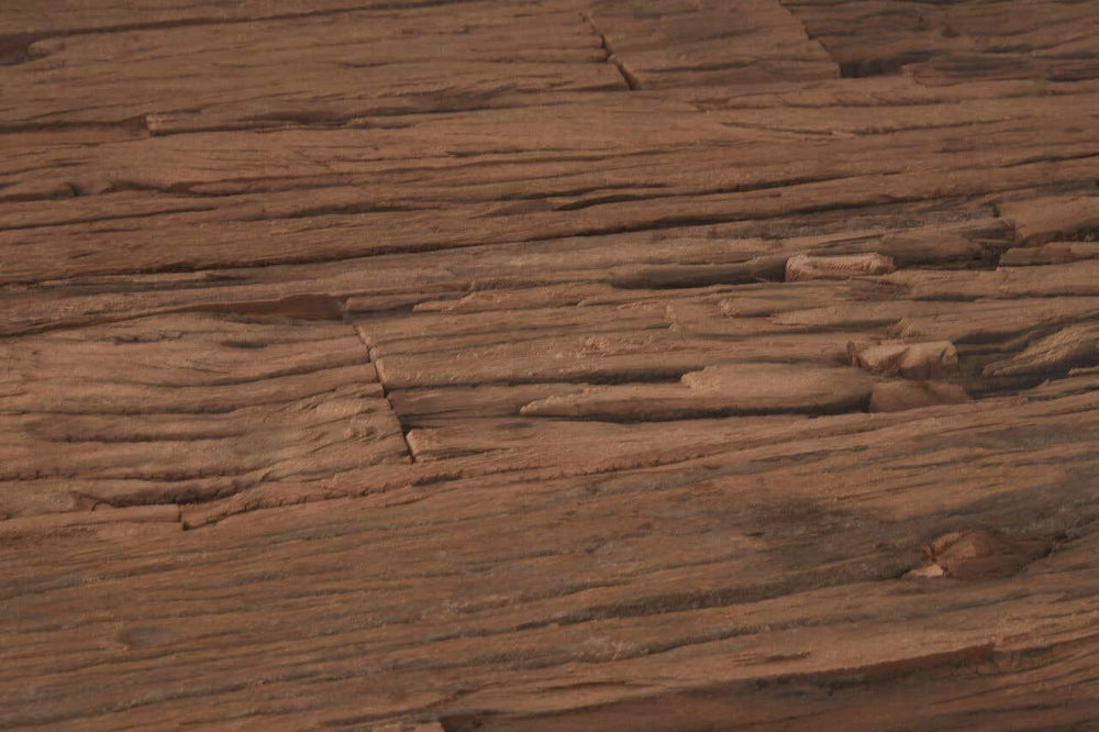 Salvaged Wood Glass Dining Table