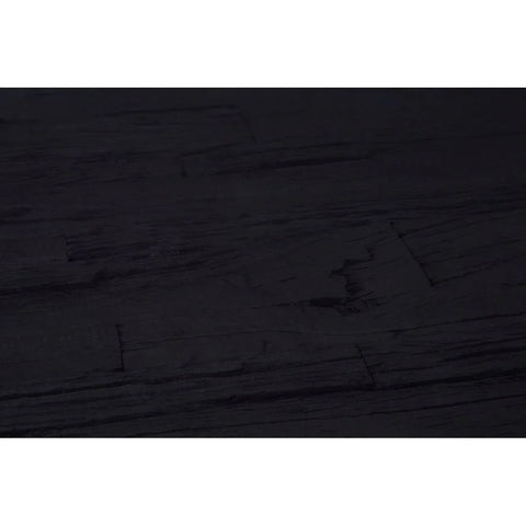 Sleek Black Glass Dining Table