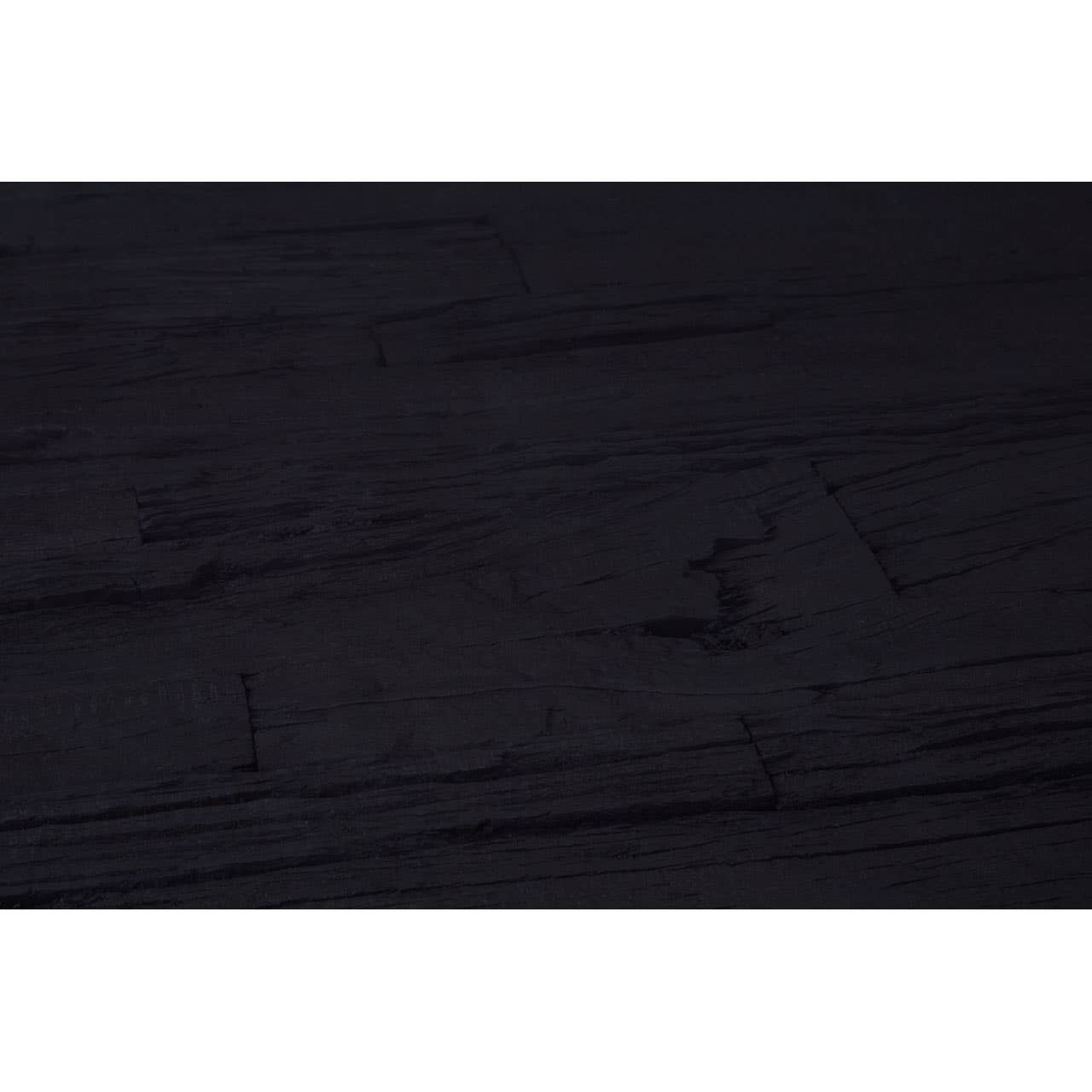 Sleek Black Glass Dining Table