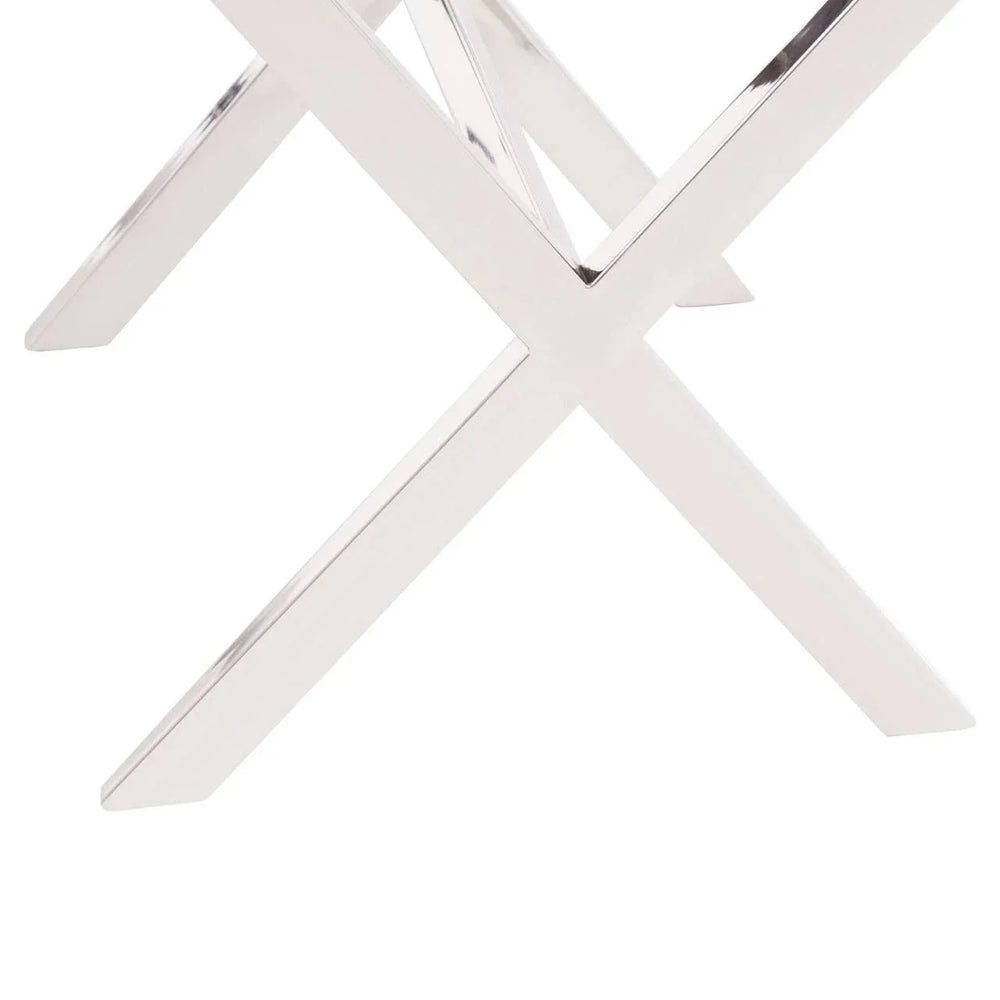 Kerala Black Glass Side Table