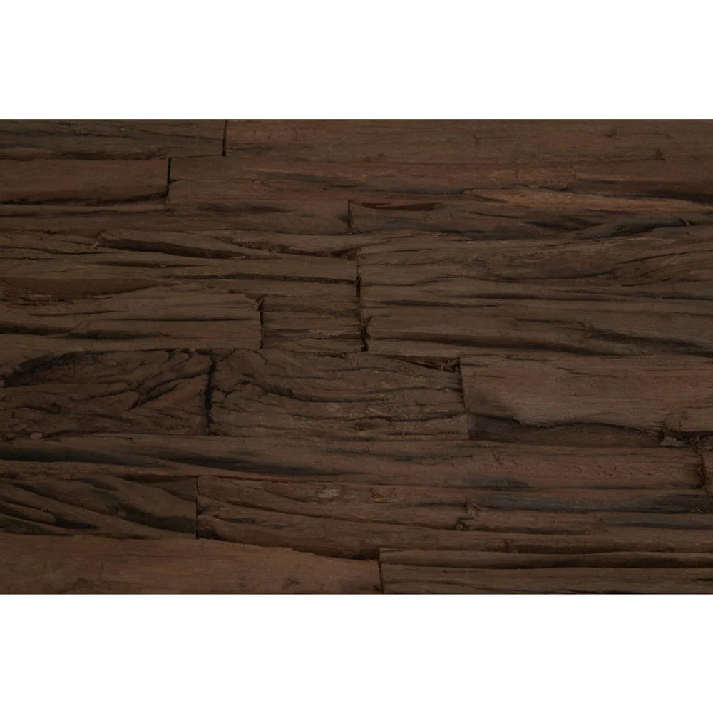 Rustic Cross Base Wood Table