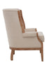 Elegant Cream Tufted Armchair