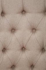 Elegant Cream Tufted Armchair