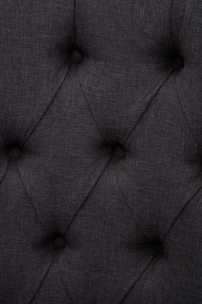 Elegant Grey Tufted Armchair