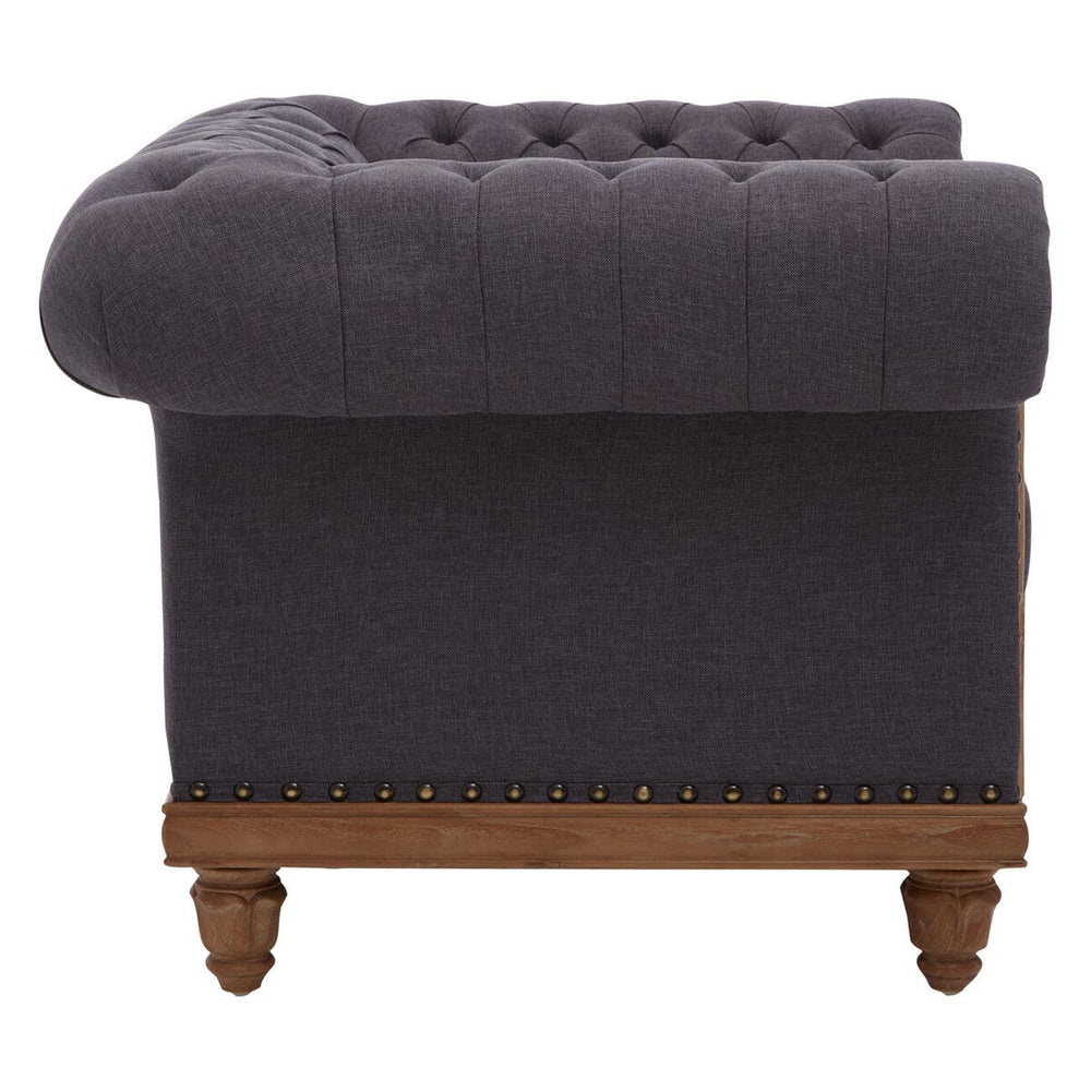 Plush Graphite Grey Armchair