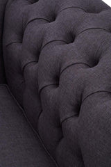 Plush Graphite Grey Armchair