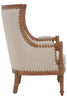 Cream Upholstered Accent Chair