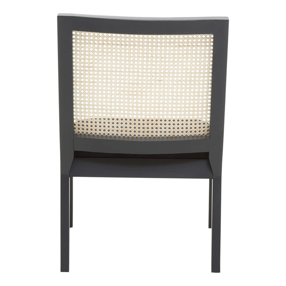 Velvet Rattan Accent Chair