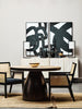 Velvet Rattan Accent Chair