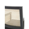Velvet Rattan Accent Chair