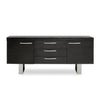 Elegant Elm Wood Sideboard with Ample Storage