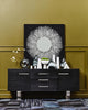 Elegant Elm Wood Sideboard with Ample Storage